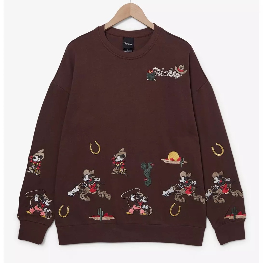 Disney Mickey Mouse Western Icons Crewneck - BoxLunch Exclusive